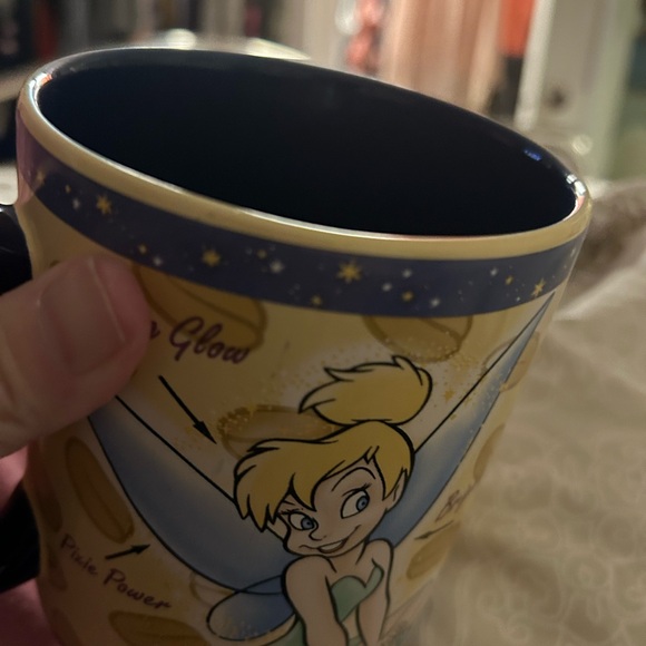NWOT DISNEY Tinker Bell Magical Mornings Mug W/Painted Handle and Sharp Images - Picture 5 of 11